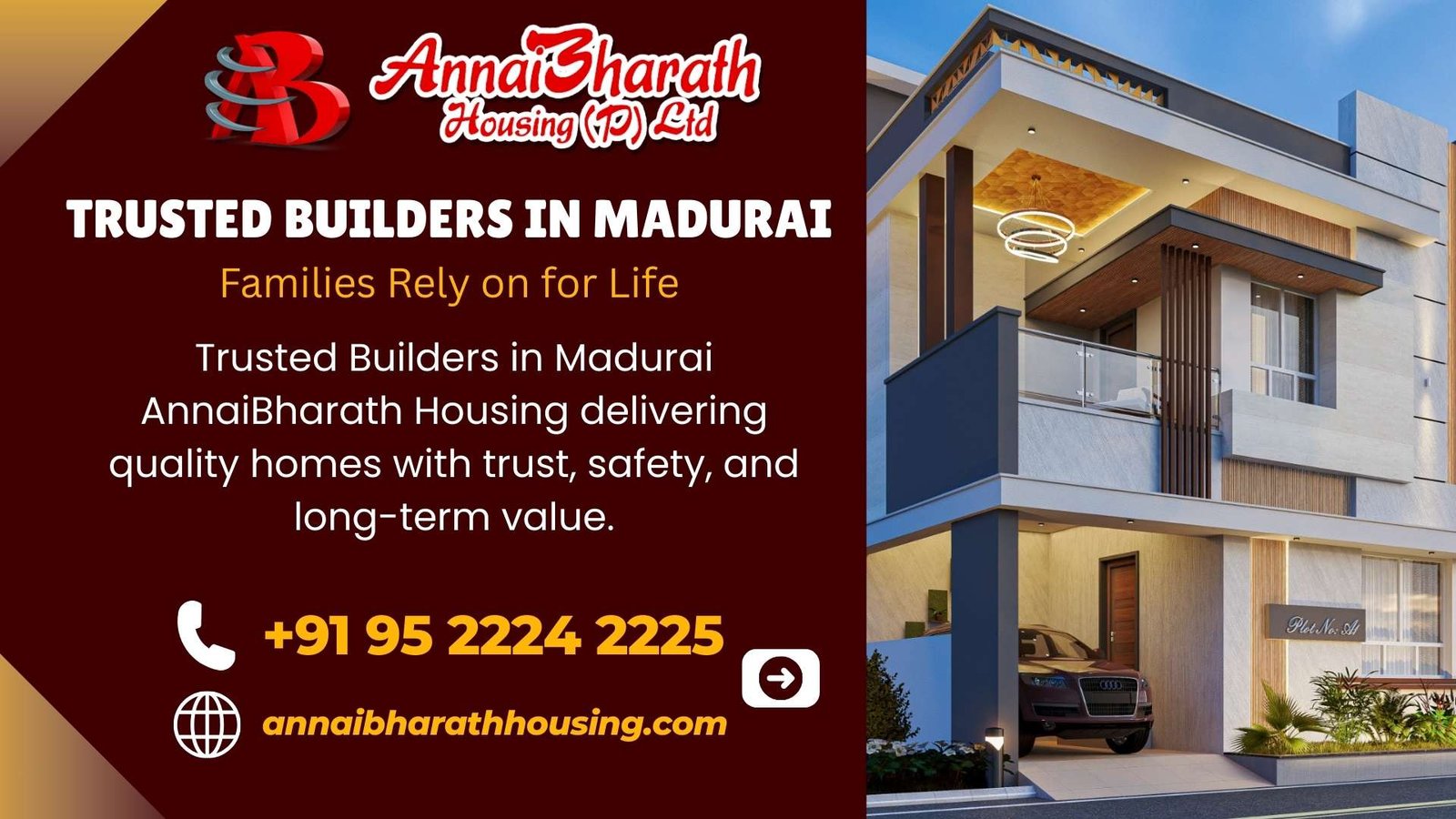 Trusted builders in Madurai AnnaiBharath Housing delivering quality homes with trust safety and long term value