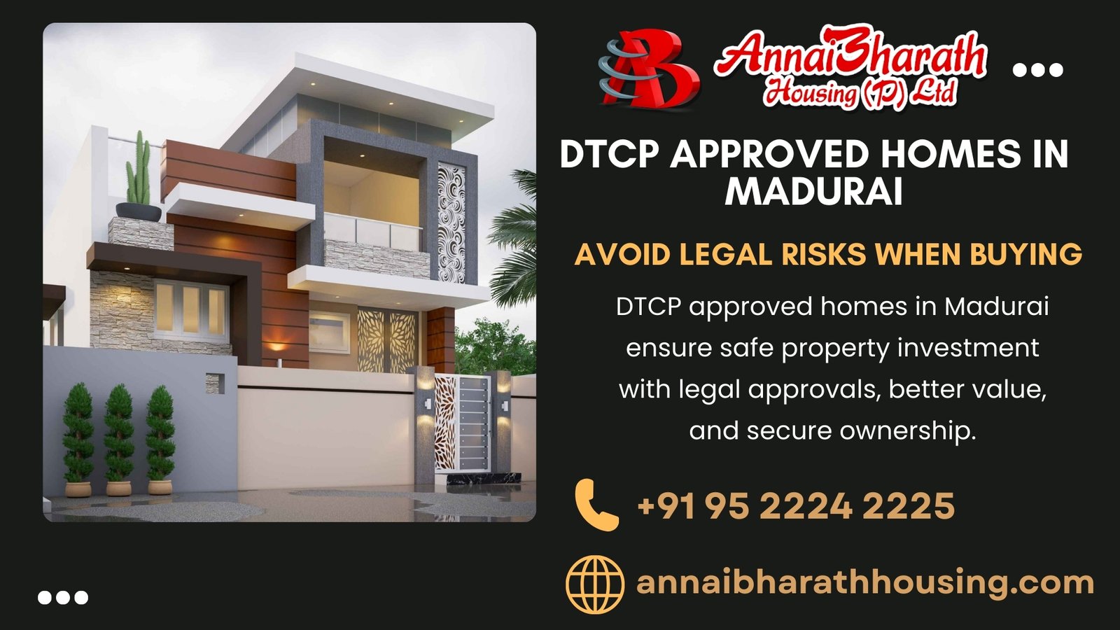DTCP approved homes in Madurai ensure safe property investment with legal approvals, better value, and secure ownership.