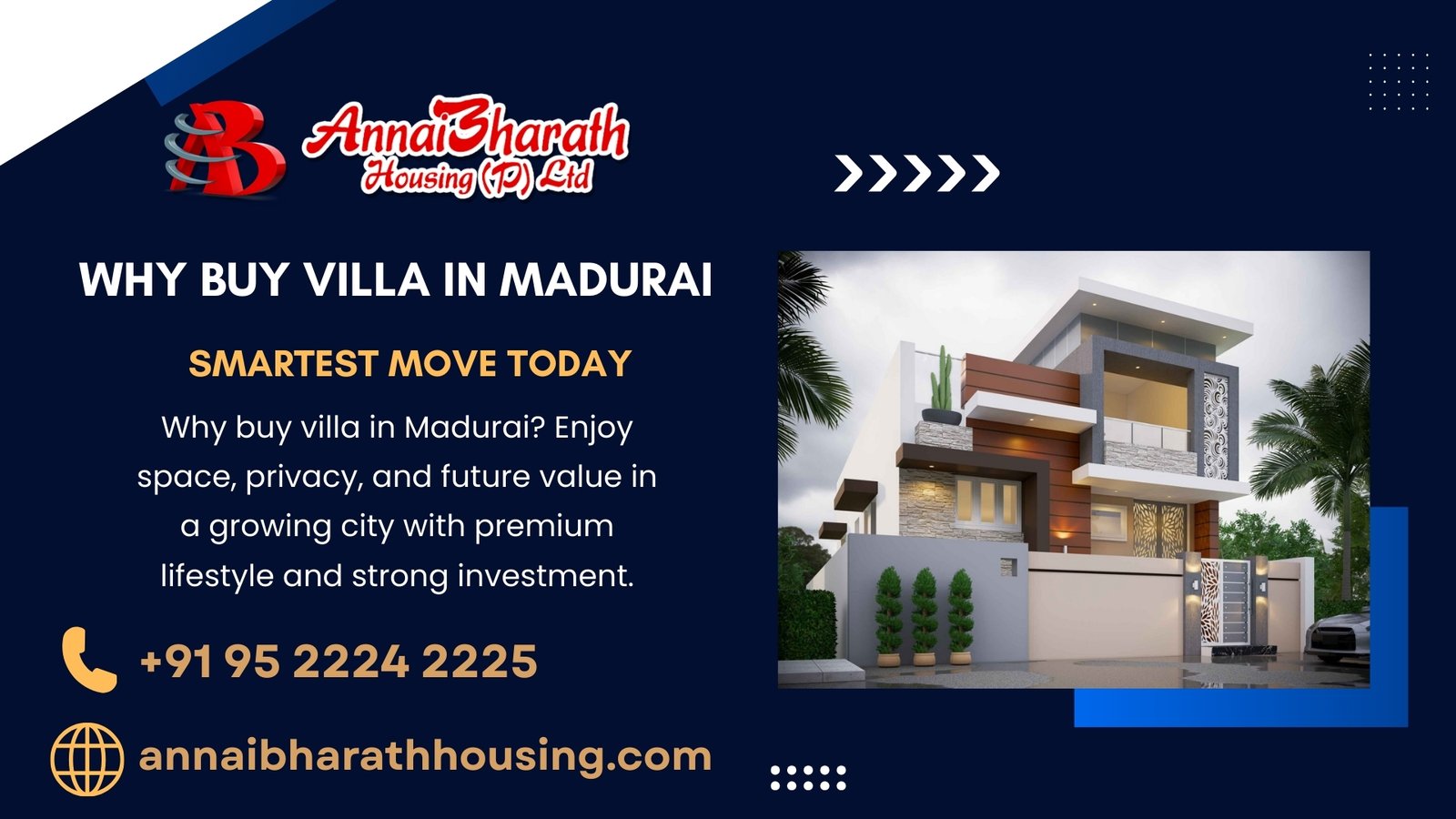 Why buy villa in Madurai? Enjoy space, privacy, and future value in a growing city with premium lifestyle and strong investment.